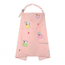 Load image into Gallery viewer, Breathable Baby Feeding Nursing Covers Mum Breastfeeding Nursing Poncho Cover Up Cotton Adjustable Neckline Cover T0893