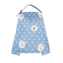 Load image into Gallery viewer, Breathable Baby Feeding Nursing Covers Mum Breastfeeding Nursing Poncho Cover Up Cotton Adjustable Neckline Cover T0893