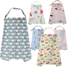 Load image into Gallery viewer, Breathable Baby Feeding Nursing Covers Mum Breastfeeding Nursing Poncho Cover Up Cotton Adjustable Neckline Cover T0893